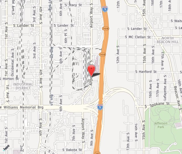 Location Map: 3250 Airport Way S. Seattle, WA 98134